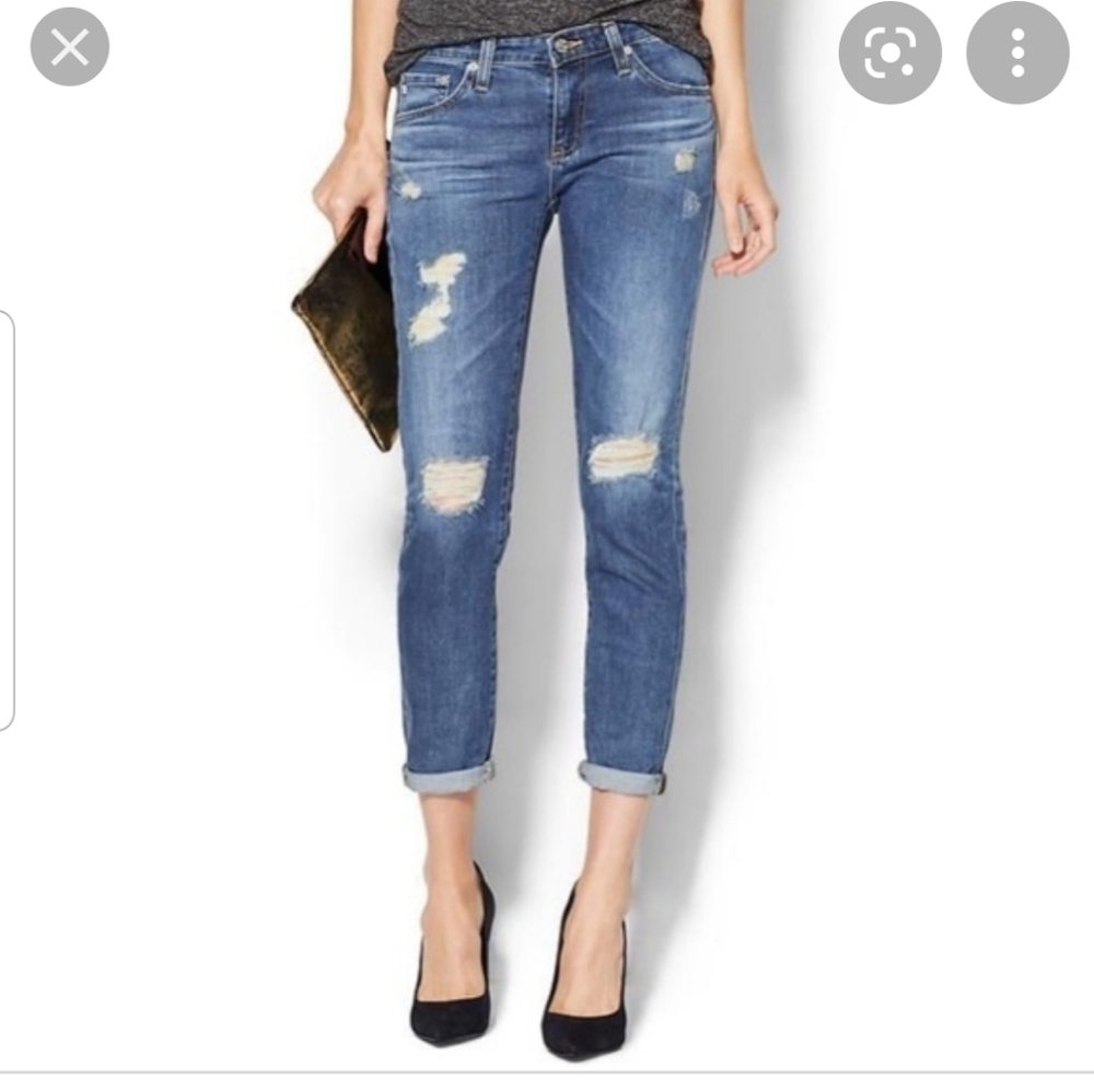 ADRIANO GOLDSCHMIED Stilt Cigarette roll up jeans
